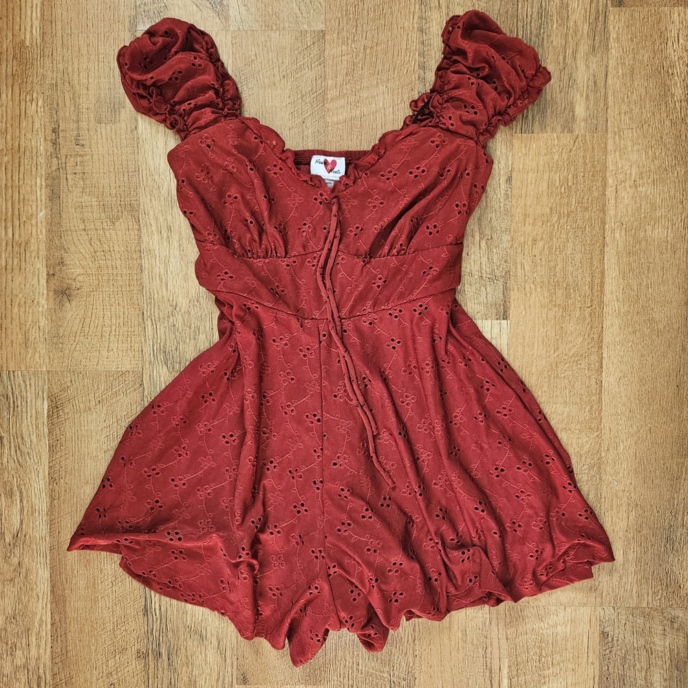 Heart & Heels Red Romper